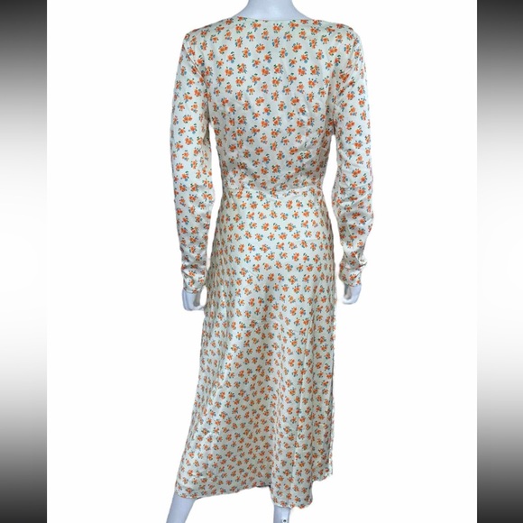 C/MEO COLLECTIVE Cream Ditzy Floral Pattern MOLTEN Dress - Picture 3 of 9